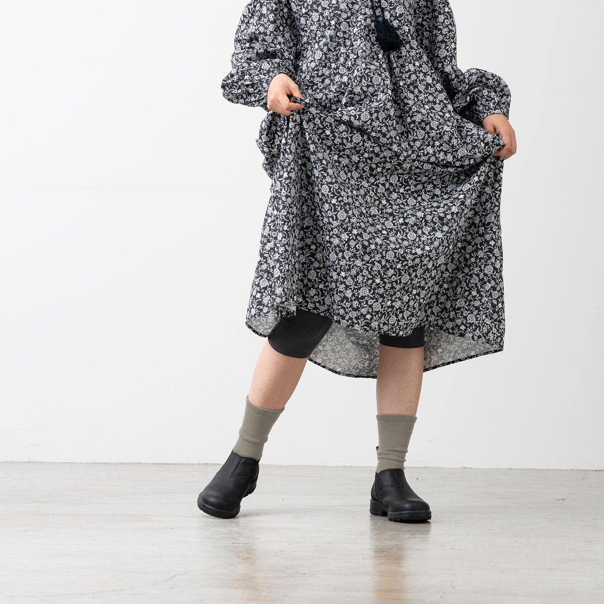 スーパーファインウール 腹巻パンツ 5.5分丈・ロング