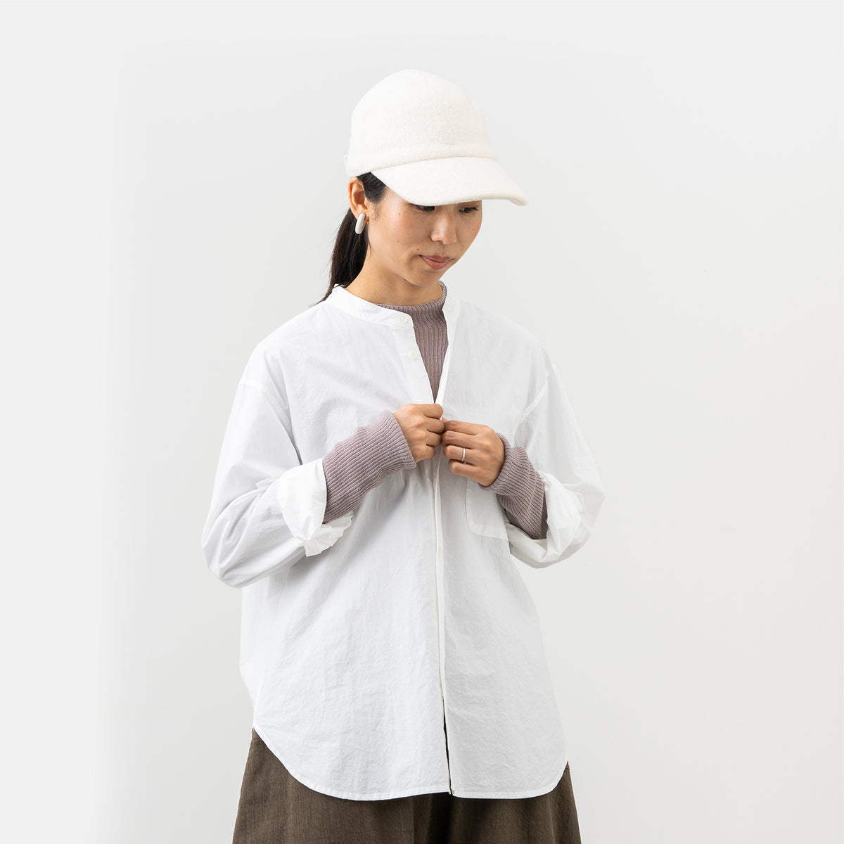 スーパーファインウールリブニット ボトルネック 【11月上旬発売予定】