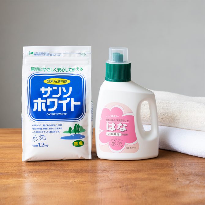 純植物性 洗たく用石けん はな