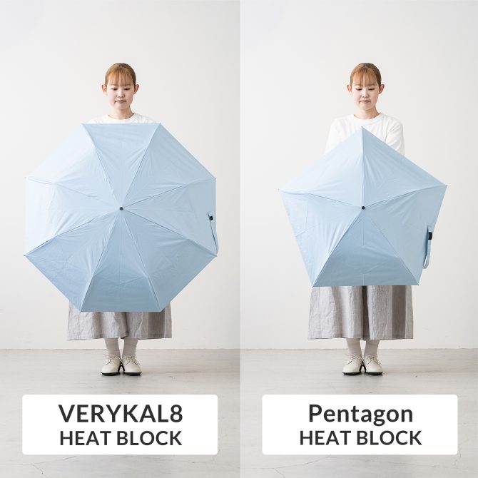 VERYKAL8 HEAT BLOCK 晴雨兼用傘