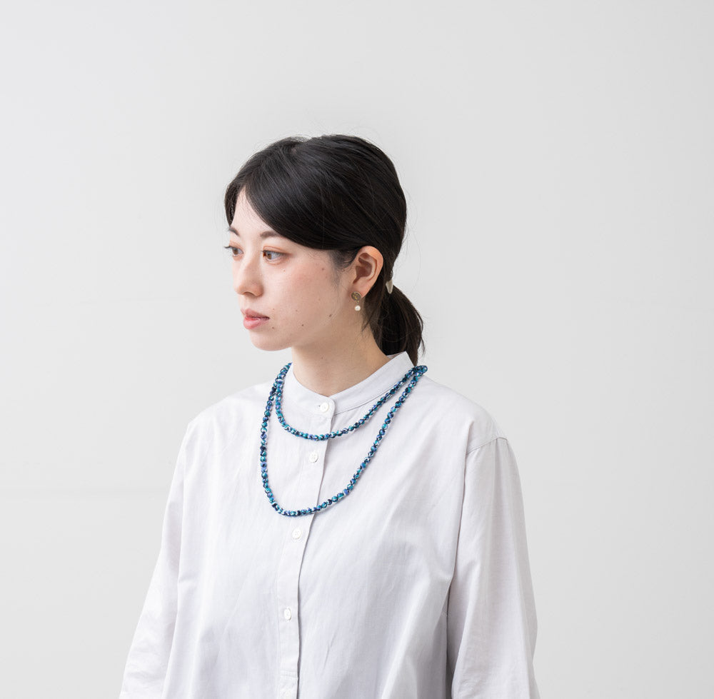 CITRUS シルクボールネックレス