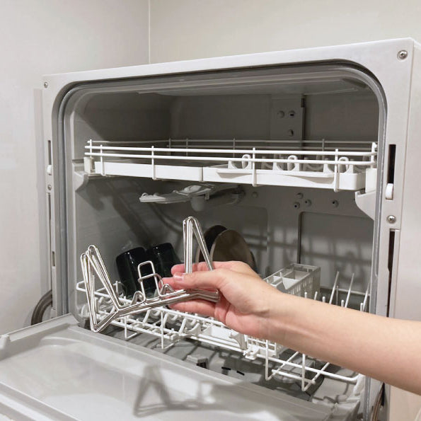 ルプループ 3cmに縮む水切りラック キッチン用品 食洗器対応 折り畳み 日本製