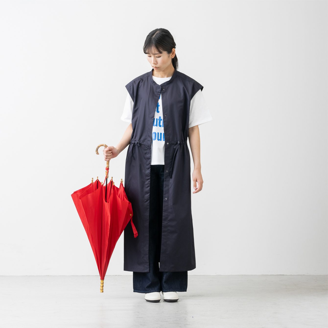 WAKAO ドーム型バンブー長傘