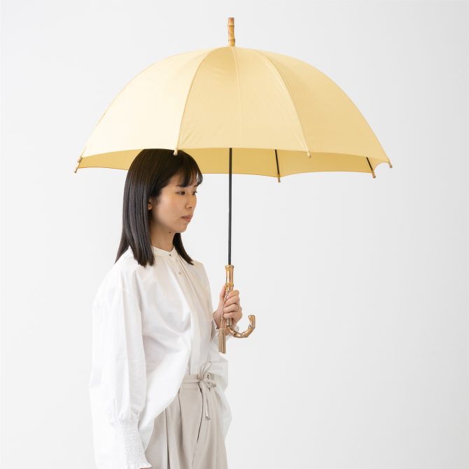 WAKAO ドーム型バンブー長傘