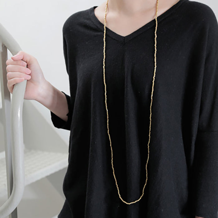 fog linen work(フォグリネンワーク) ビーズネックレス