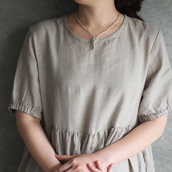 fog linen work(フォグリネンワーク) ビーズネックレス