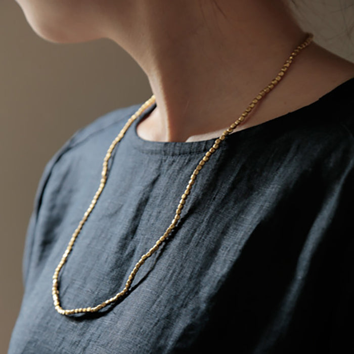fog linen work(フォグリネンワーク) ビーズネックレス