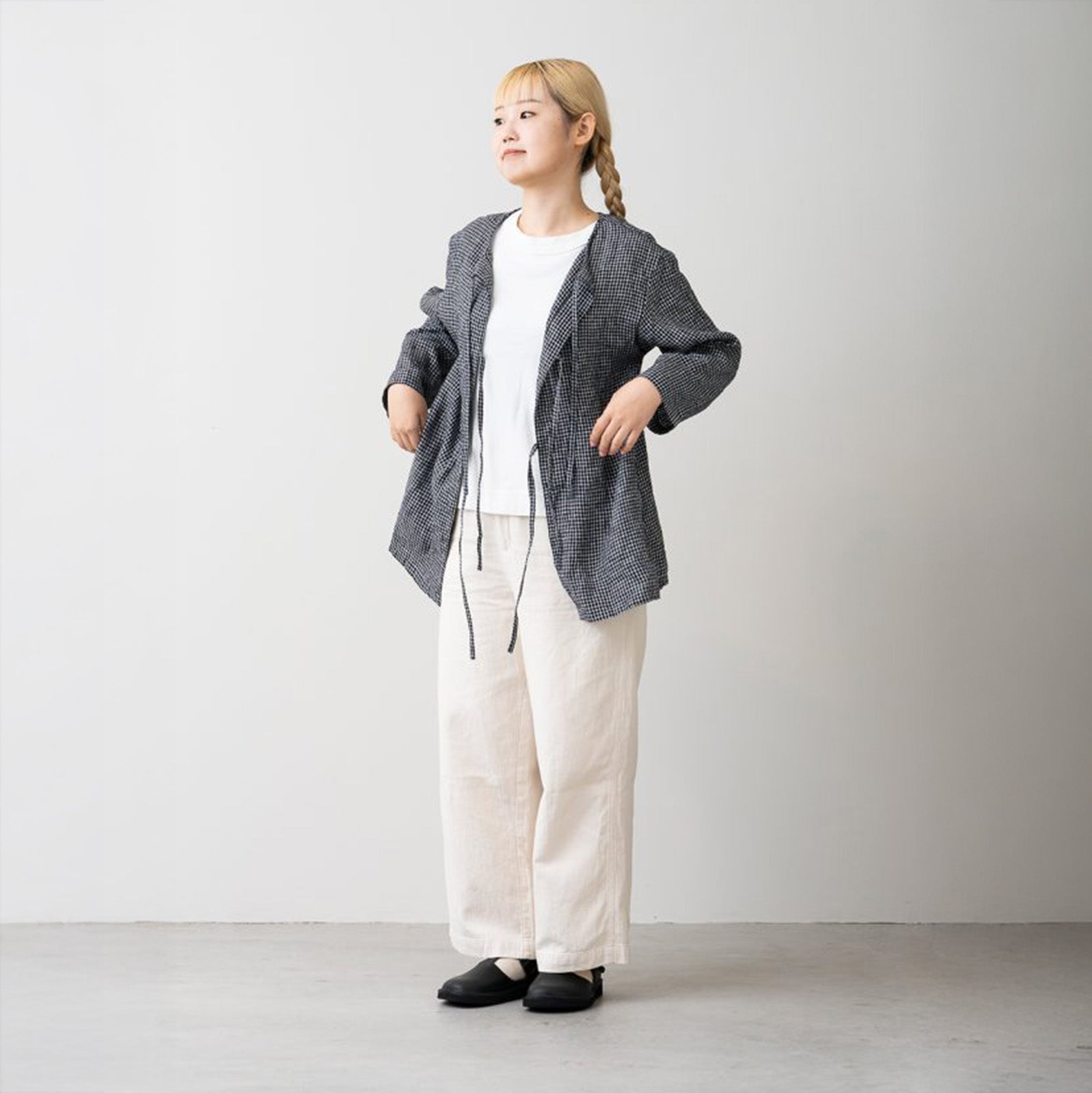 【別注】スザンナ トップ(フォグリネンワーク)