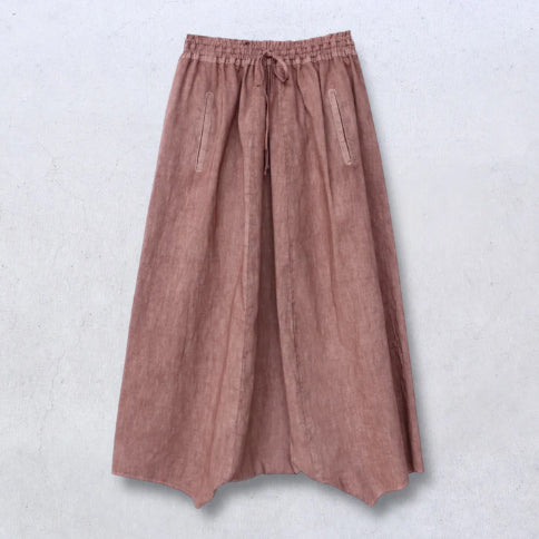 FACTORY(ファクトリー) 綿麻サルエルパンツ