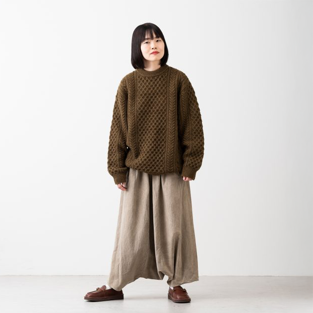 FACTORY（ファクトリー） 綿ネル サルエルパンツ