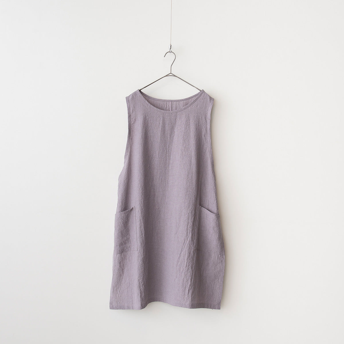 遠州灘リネンコットン エプロンワンピース