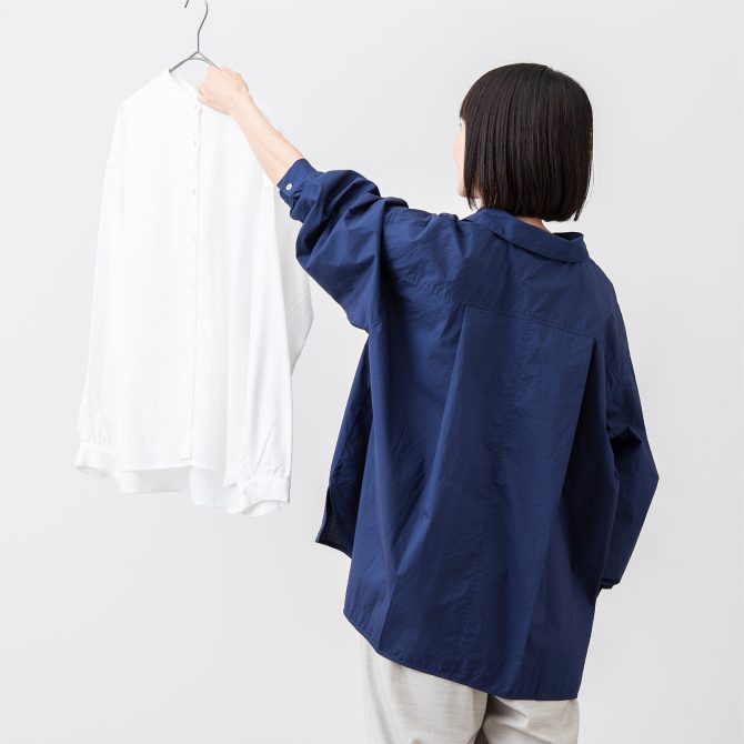 KAJIシャツ ショールカラー