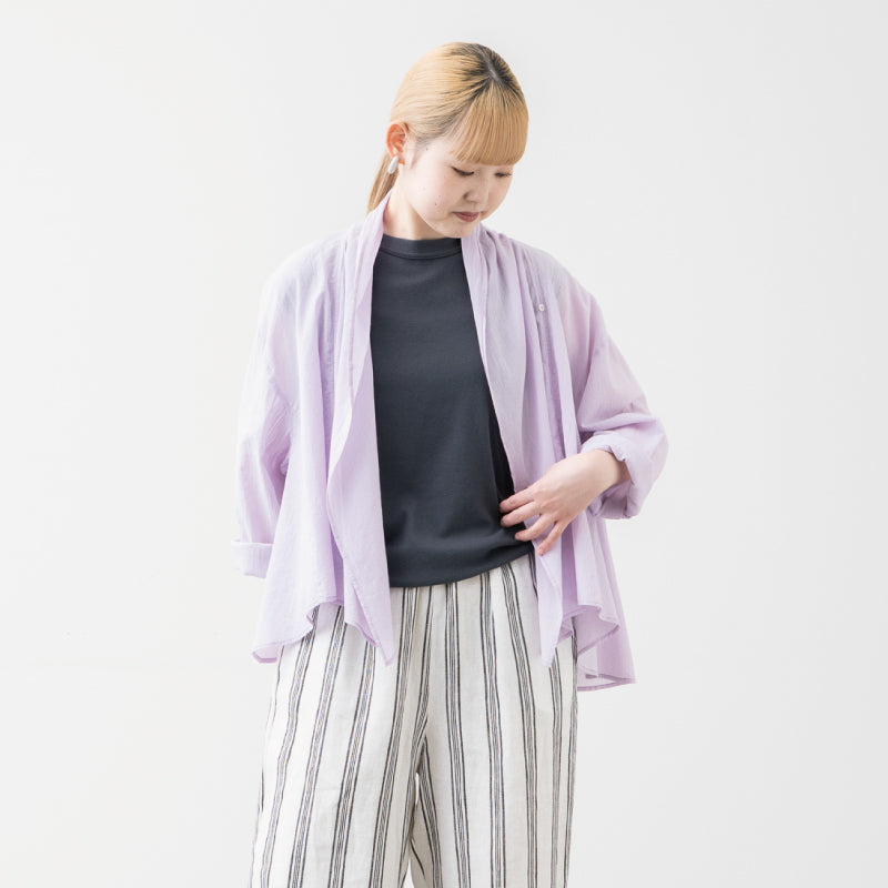 日よけシアーコットンカーディガン