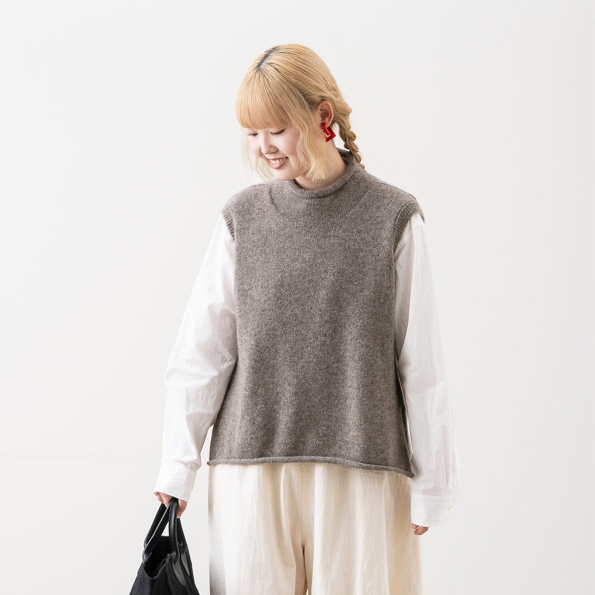 FACTORY（ファクトリー）　ロールネックベスト