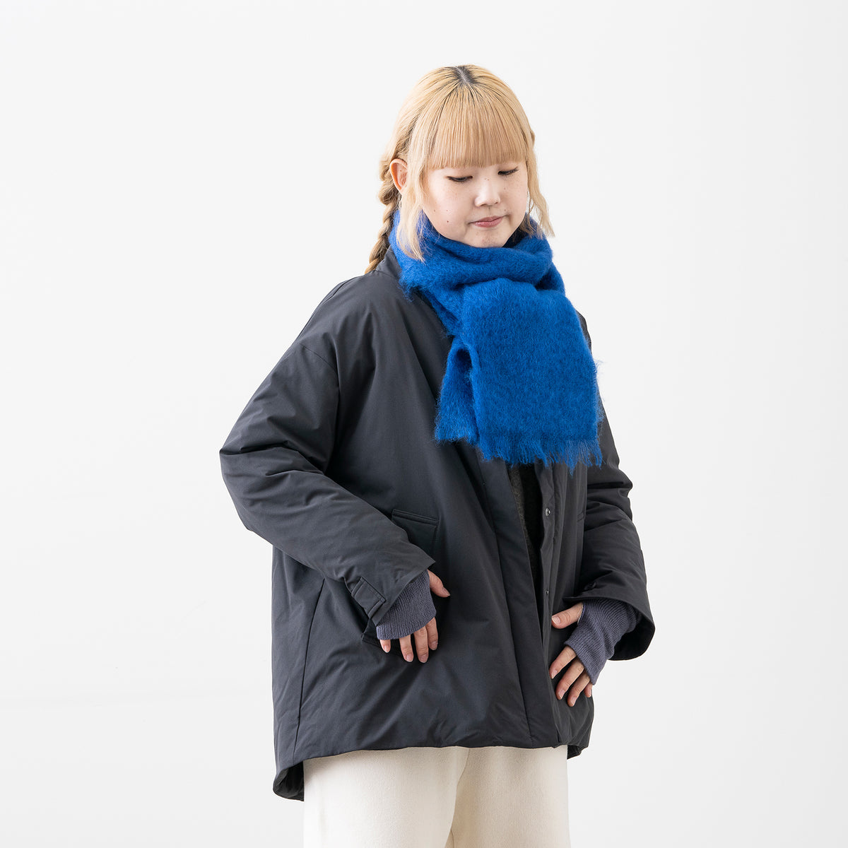 814 EZCARAY（エイトフォーティーンエスカライ）　モヘアマフラー　
