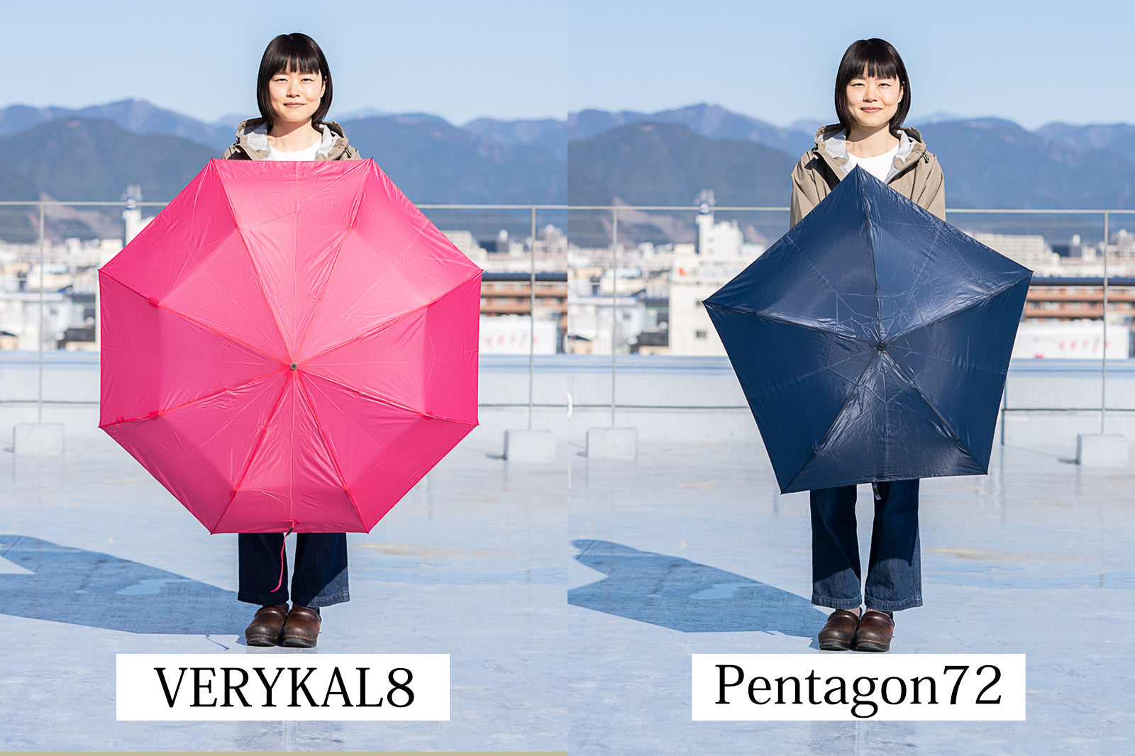 VERYKAL8 軽量自動開閉折りたたみ傘