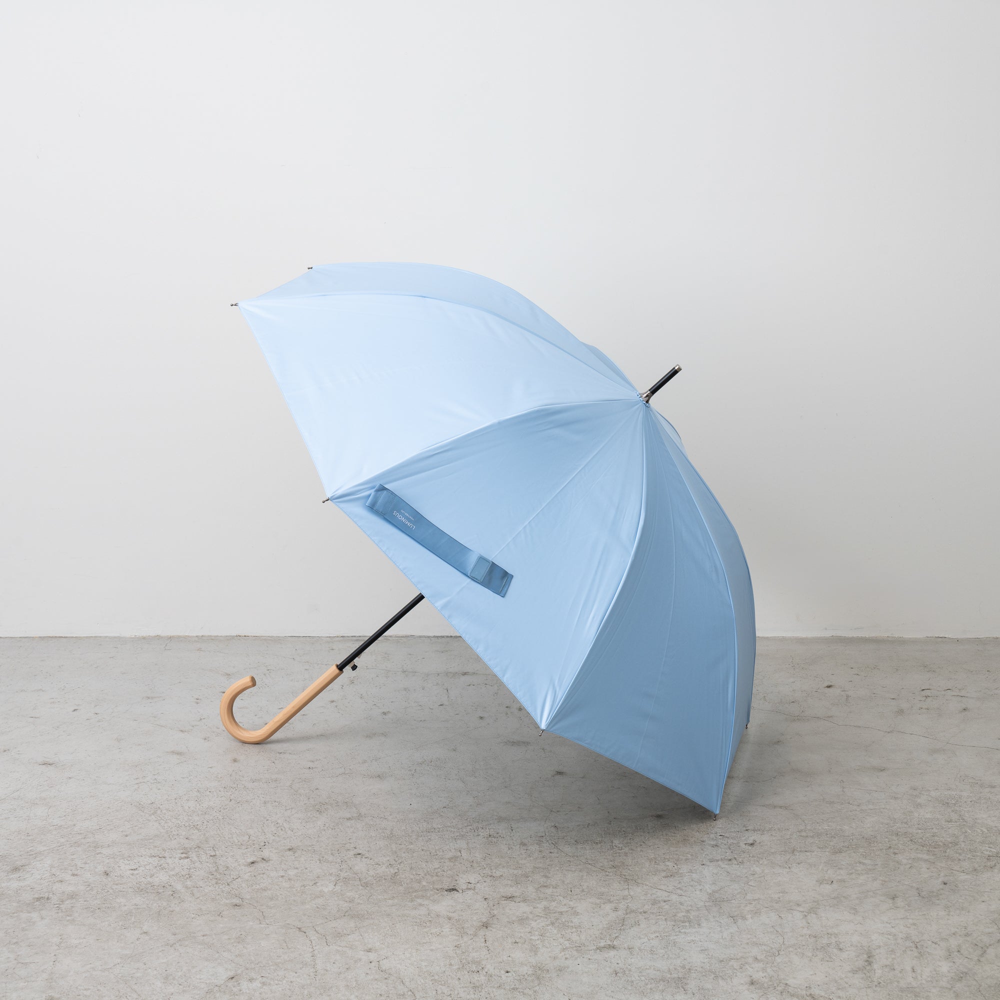 ダークブルー 装飾付き 長傘 晴雨兼用 WEATHER LIFE LUMINOUS（ルミナス） LONG 長傘60cm 晴雨兼用