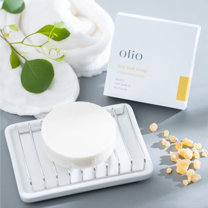 Olio 塩石けん 80g
