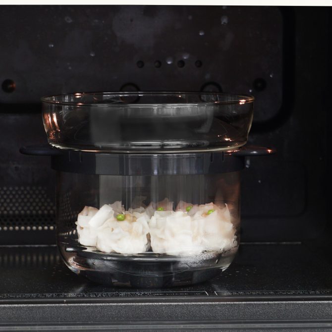 ガラスのレンジご飯釜 1～2合