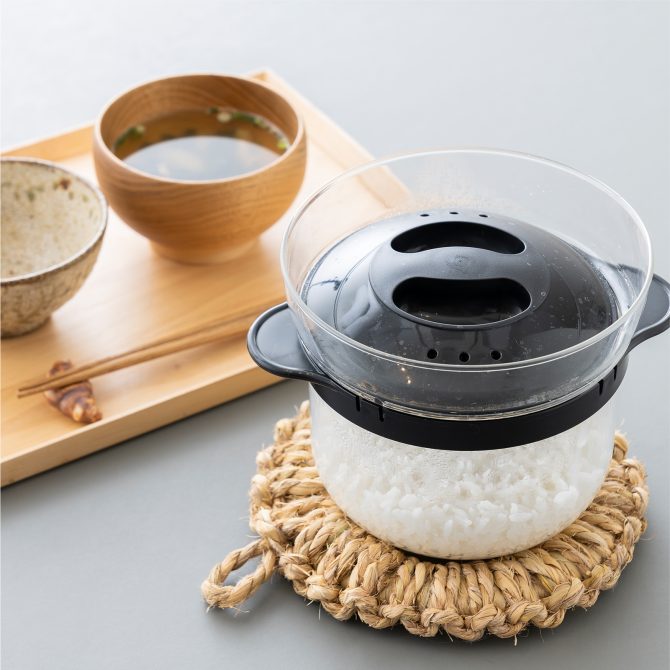 ガラスのレンジご飯釜 1～2合