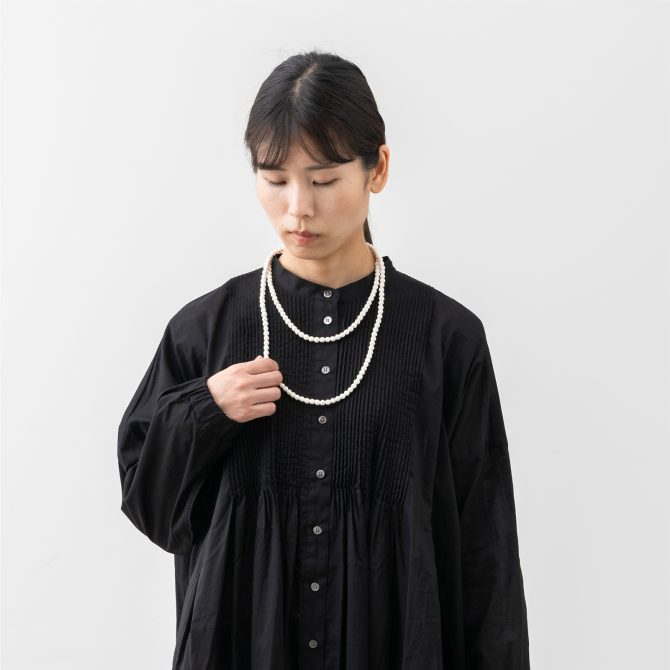 CITRUS シルクボールネックレス