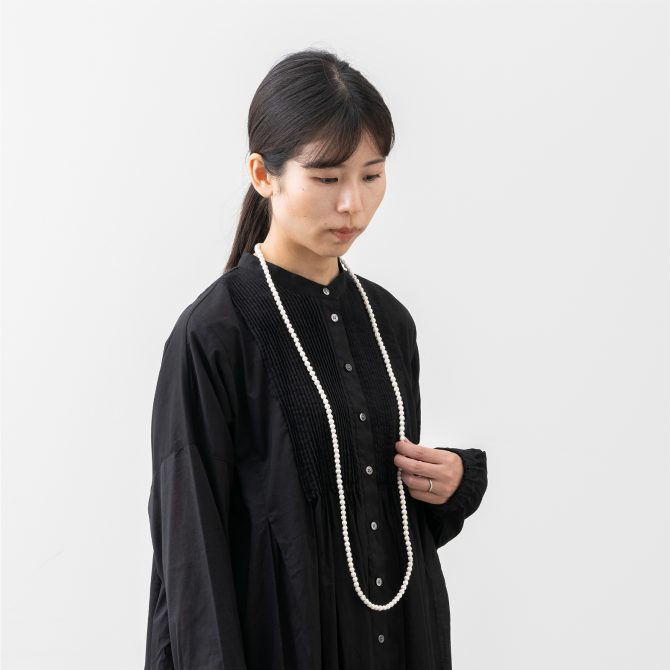 CITRUS シルクボールネックレス