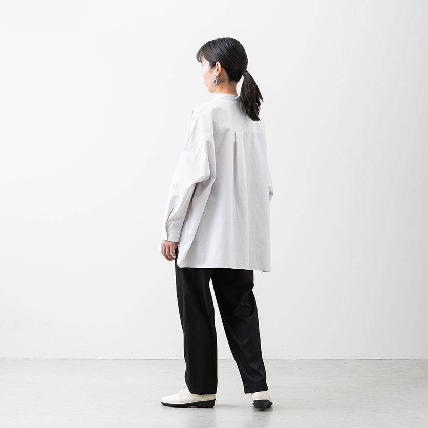 HaTaKaKe（ハタカケ）コットンリネン ワイドブラウス