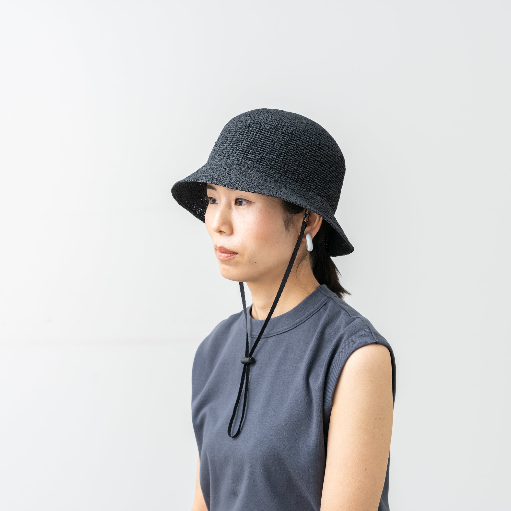 OJO＋（オージョ）洗える手編みハット（クロッシェ）