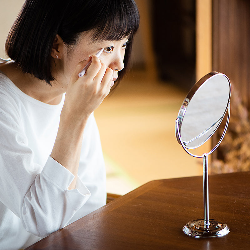 ナピュア 3倍拡大鏡 両面スタンドミラー 新生活 ギフト