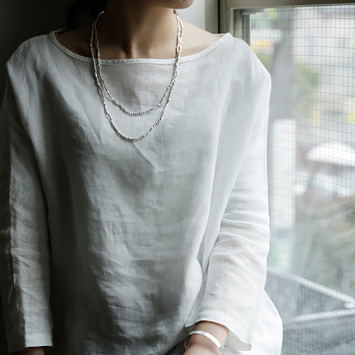fog linen work(フォグリネンワーク) ビーズネックレス