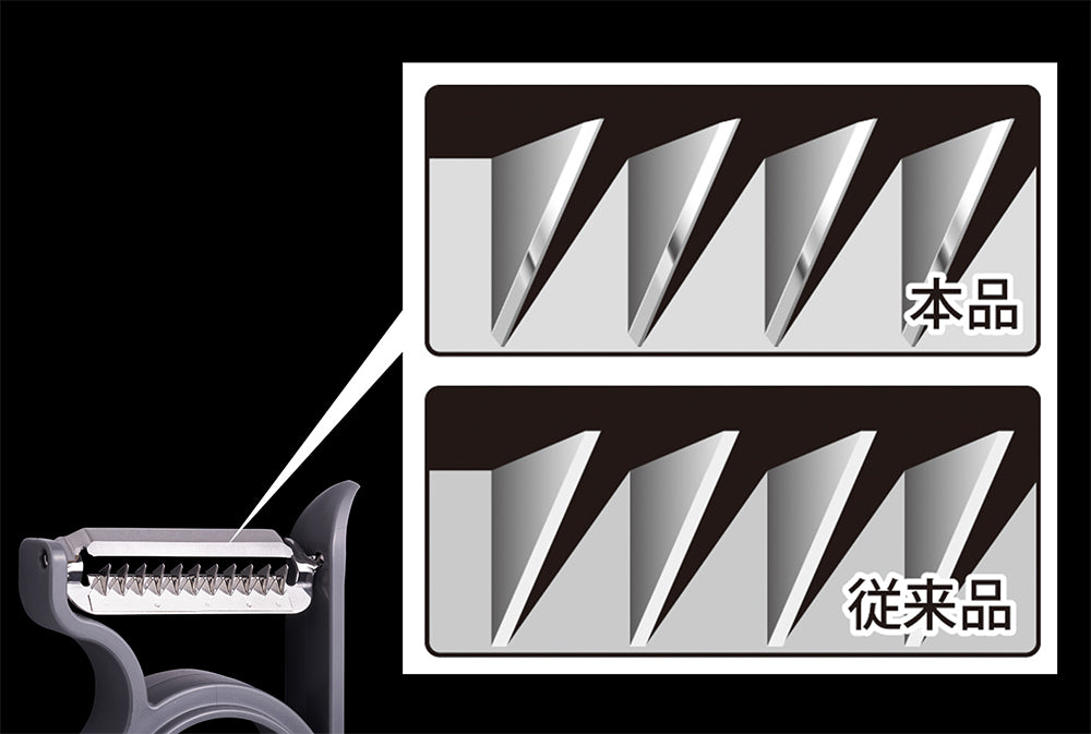 軽い力でスーッと切れる千切りピーラー 調理 キッチン用品 日本製
