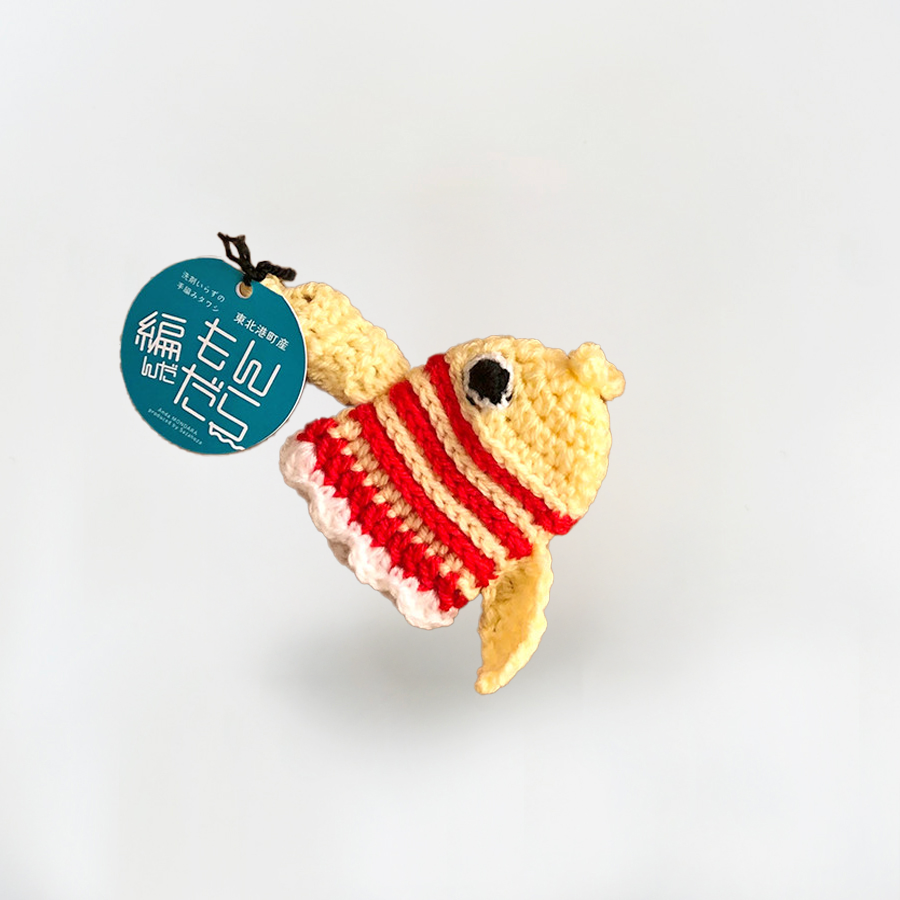 編んだもんだら　アクリルたわし プチギフト エコタワシ 日本製
