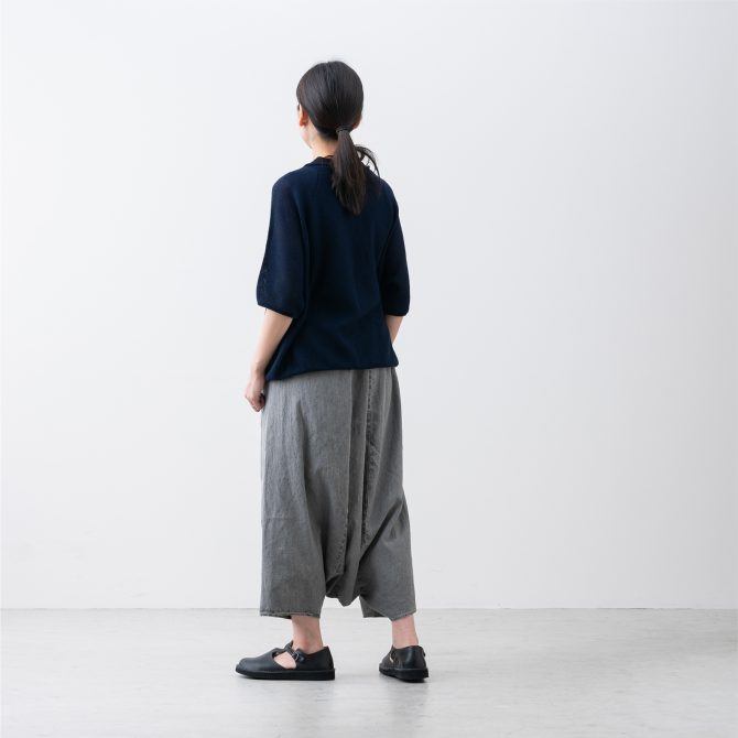 FACTORY（ファクトリー） 綿麻サルエルパンツ