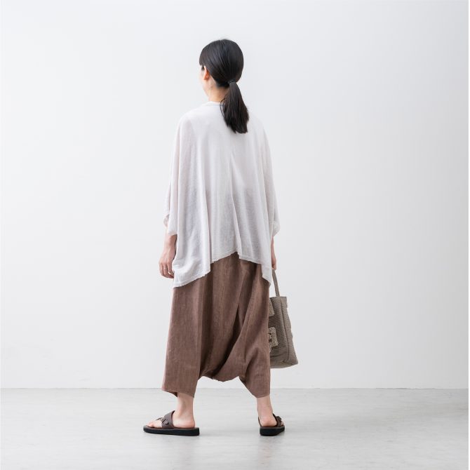 FACTORY（ファクトリー） 綿麻サルエルパンツ