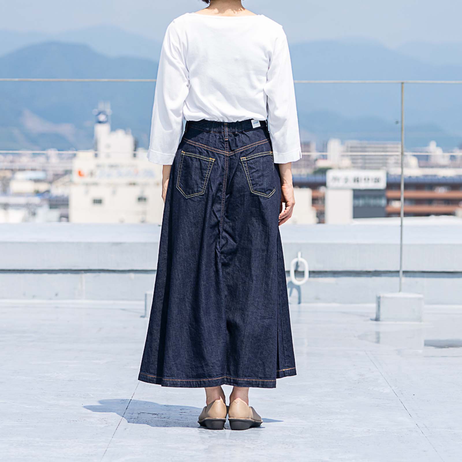 caqu(サキュウ) フレンドシップ ロングフレアスカート