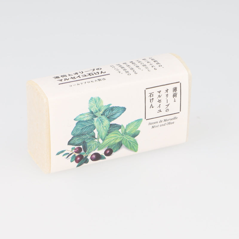 薄荷とオリーブのマルセイユ石けん 80g