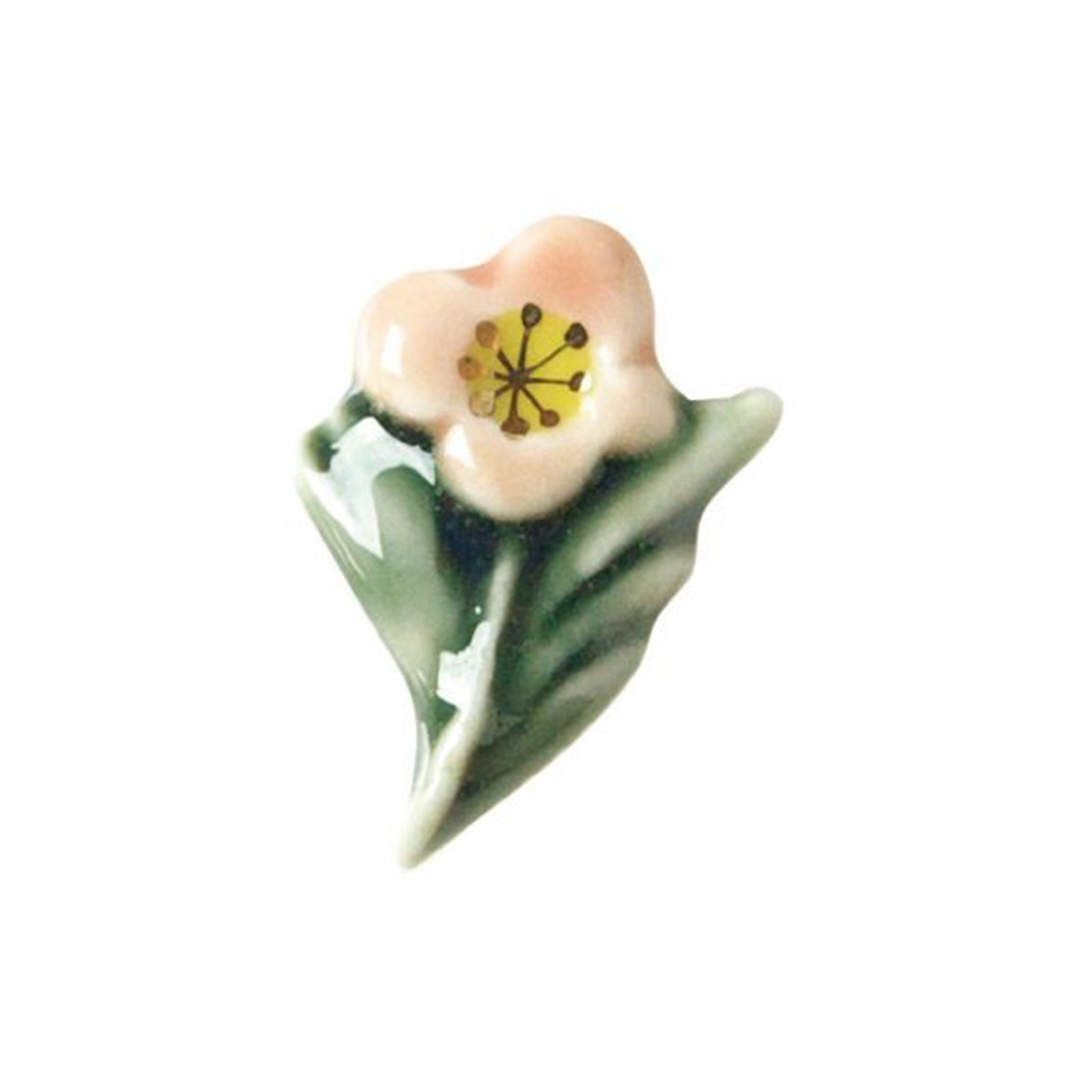 やきものブローチ