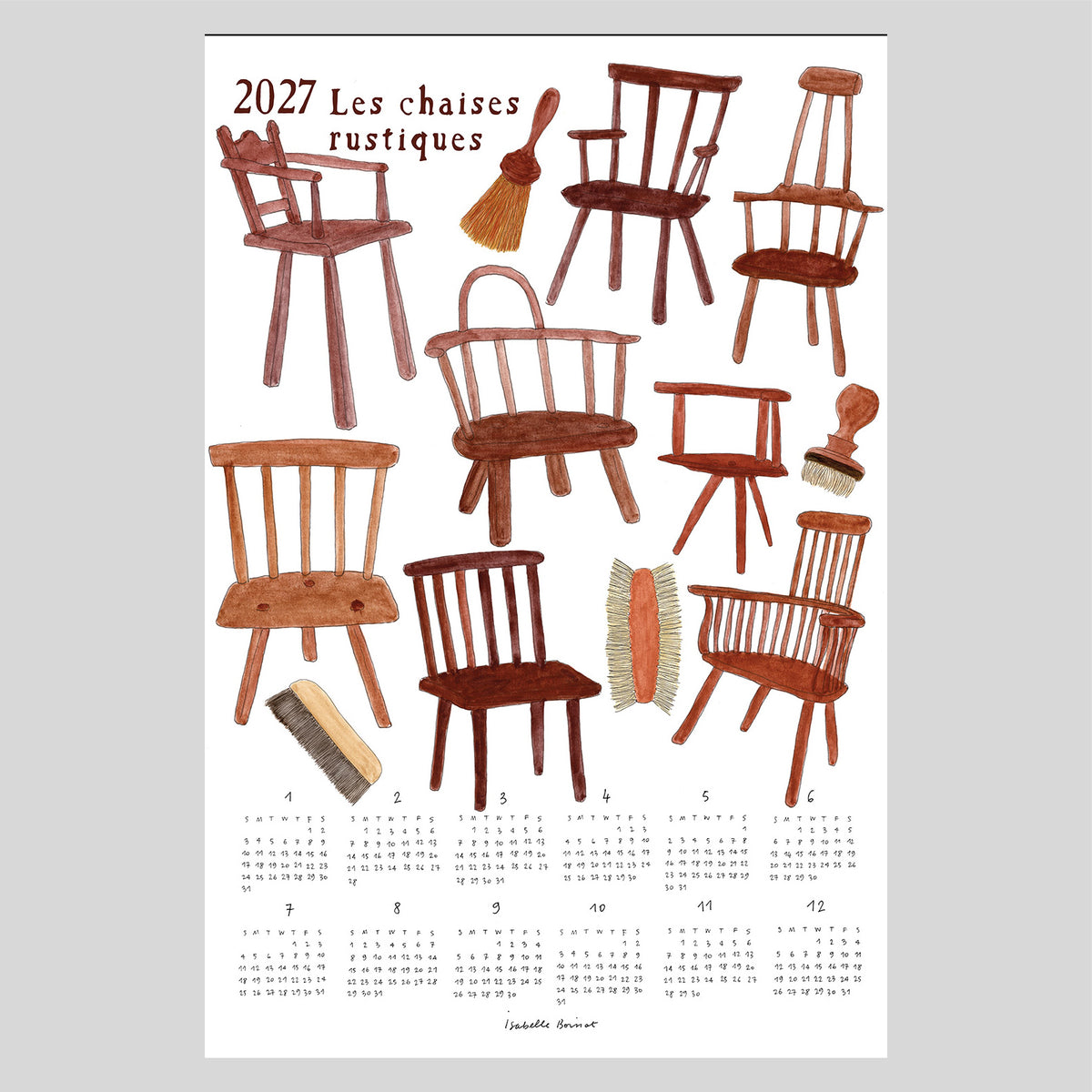 fog linen work 2027 リネンカレンダー（フォグリネンワーク）