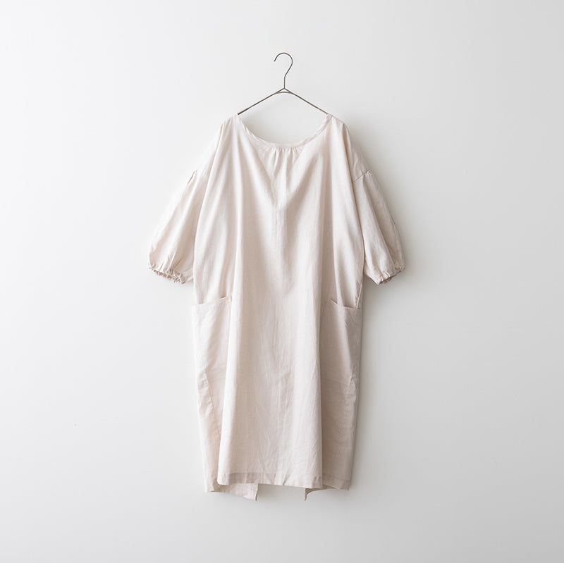 2way コットンリネン エプロンコート