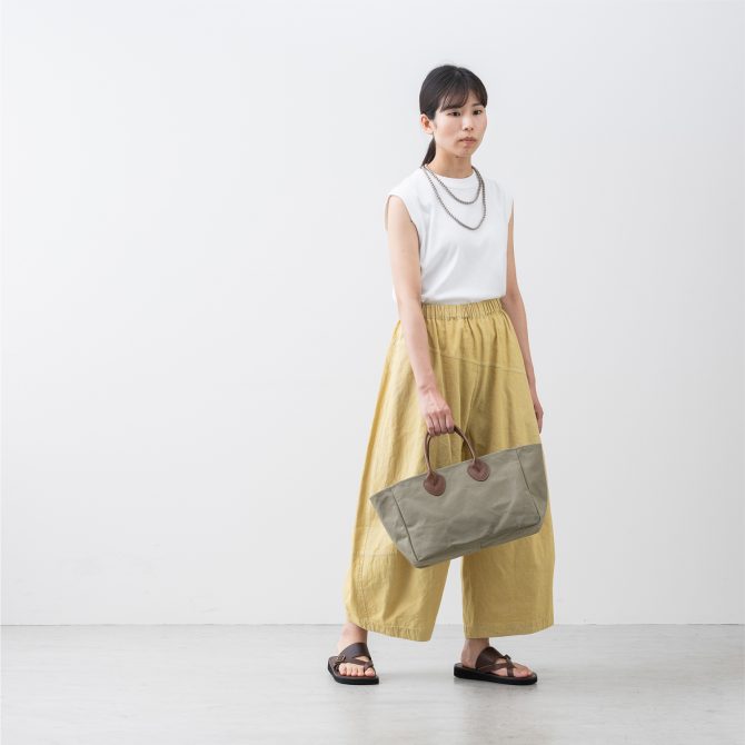 気が利く帆布ワイドトート+