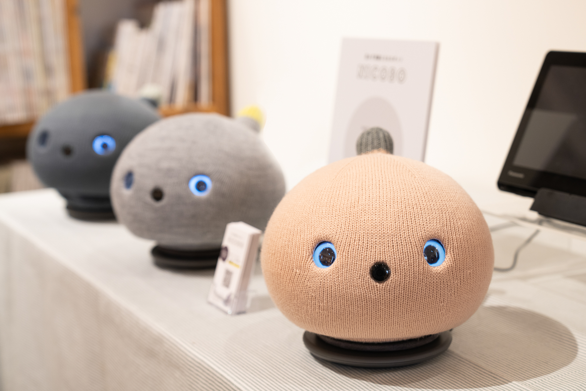 特別展示「思わず笑顔になるロボット NICOBO（ニコボ）に会える